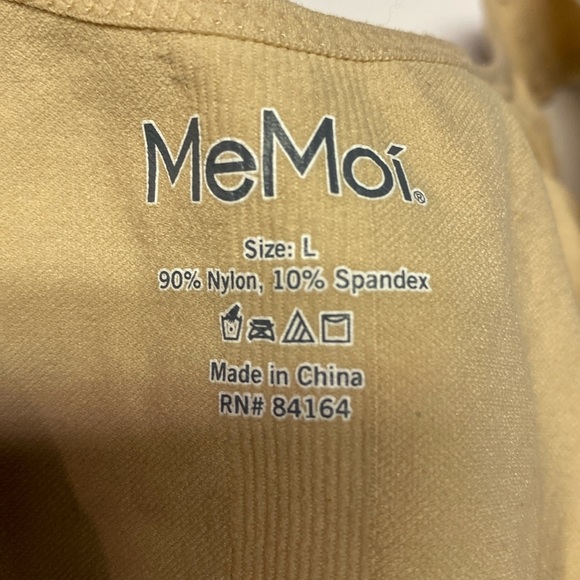 MeMoi V-Neck Wireless Support Shapewear Shaping  Tanktop Biege Size Large - Picture 2 of 7